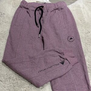Stella McCartney Adidas purple joggers